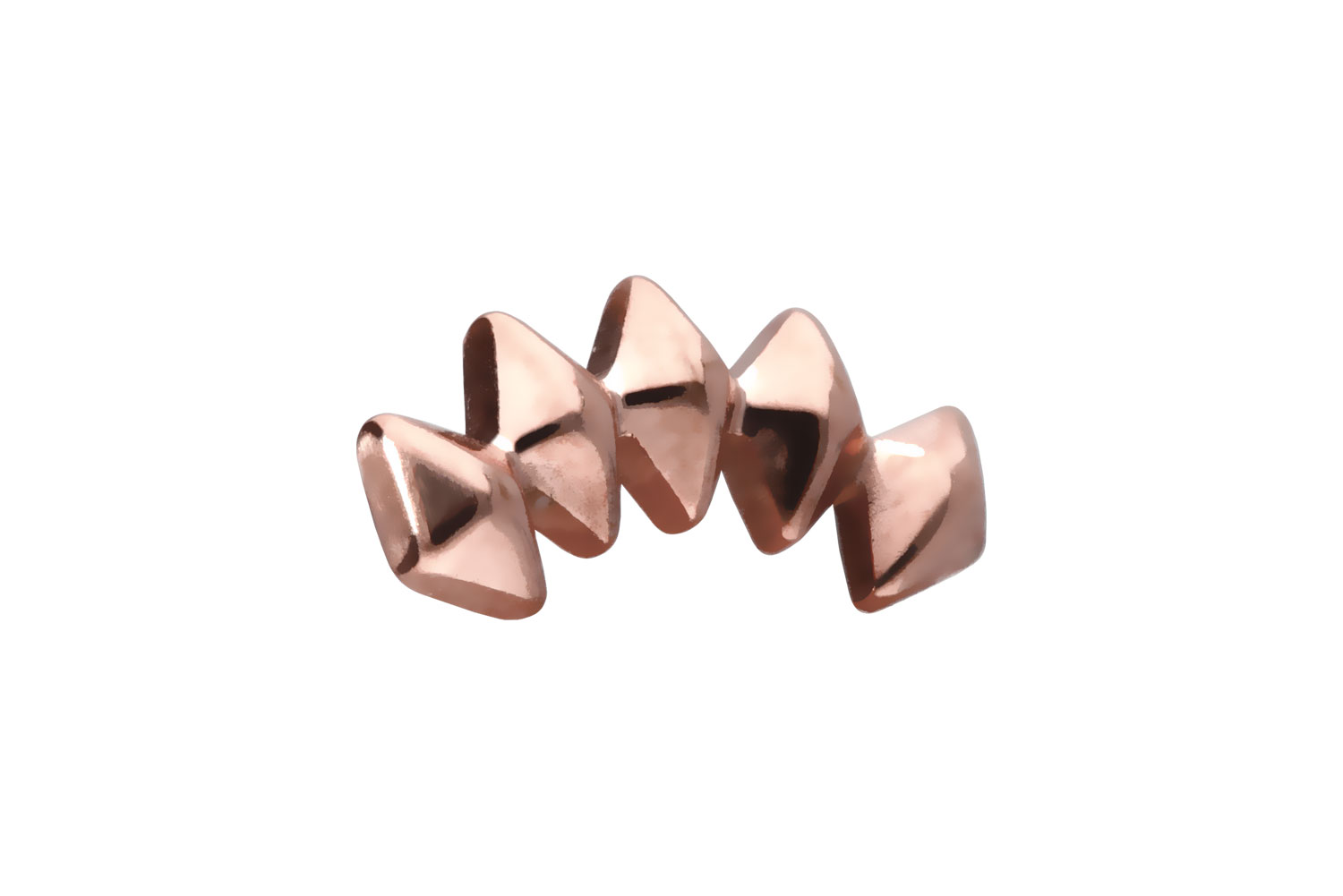 Titan Schraubaufsatz mit Außengewinde 5 RAUTEN ++SALE++ von Piercingline